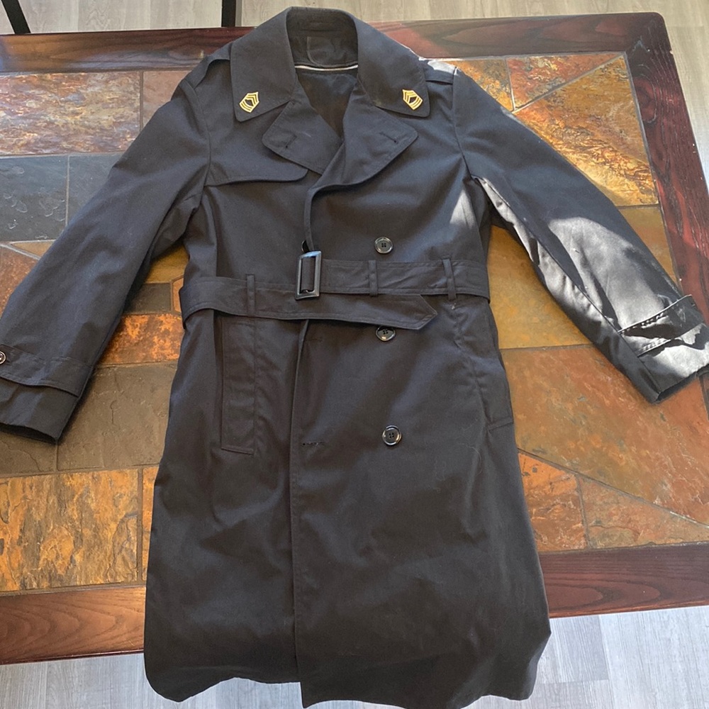Men’s military trench coat